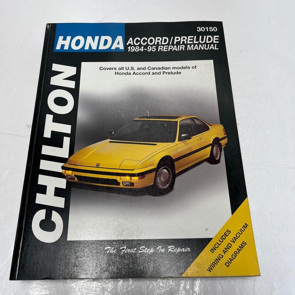Chilton Repair Manual Honda Accord Prelude‎ Care Shop Manual 30150 1984 to 1995 - Picture 2 of 8